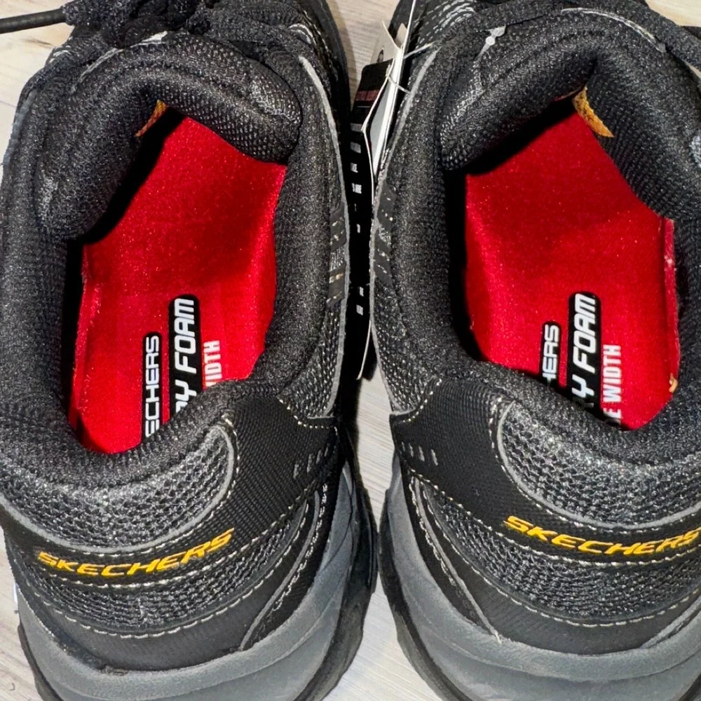 SKECHERS WORK Mens Steel Toe Electrical Hazard Safe Sneakers ASTM Standards Sz 7